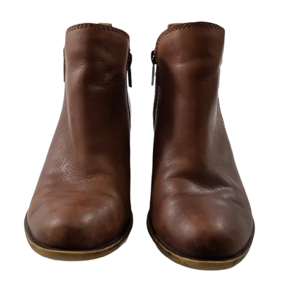 Lucky Brand Basel 6.5 M Cognac Zipper Ankle Boot - Picture 6 of 9